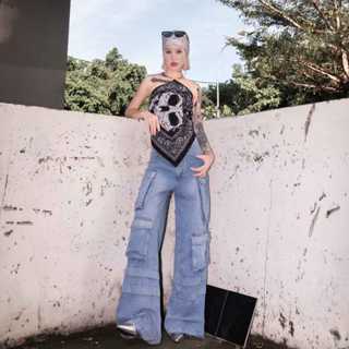 Quần Dài Jean The Weird Unisex Oversize QDTK027