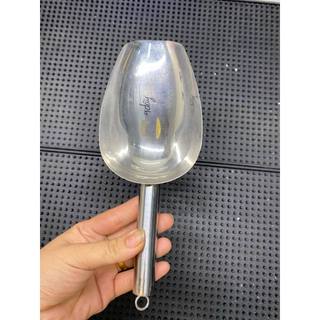 Muôi xúc đá số 4 dày, chất liệu inox cao cấp 304 không han rỉ