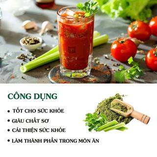 Bột cần tây sấy lạnh 500g, nguyên chất, thơm, mịn, pha uống giúp đẹp da, detox, giảm cân