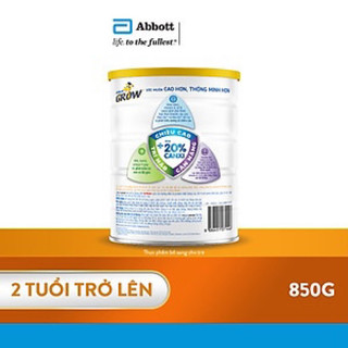 Sữa bột Abbott Grow 2+ 850g (cho bé từ 2 trở lên)
