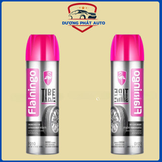 Xịt dưỡng bóng lốp và phục hồi nhựa đen - Flamingo F010 500ml hàng chính hãng