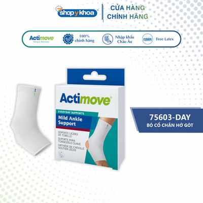 Bó Cổ Chân Hở Gót 75603-DAY, Màu Trắng, Dùng Được Cho Chân Trái Và Chân Phải [Actimove] - NK Chính Hãng Châu Âu (1 Cái)