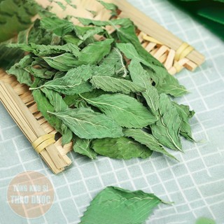 Lá bạc hà sấy lạnh 100g, trà bạc hà, nguyên lá, sạch, thơm, dùng pha trà, giảm căng thẳng, stress