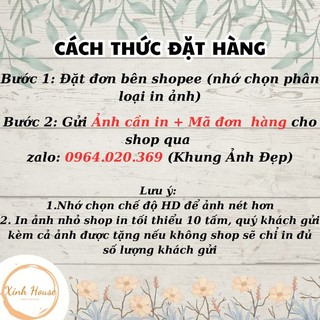In ảnh 9x12 10x15 13x18 15x21 20x30 21x30 cm theo yêu cầu giá rẻ in hình lấy ngay.