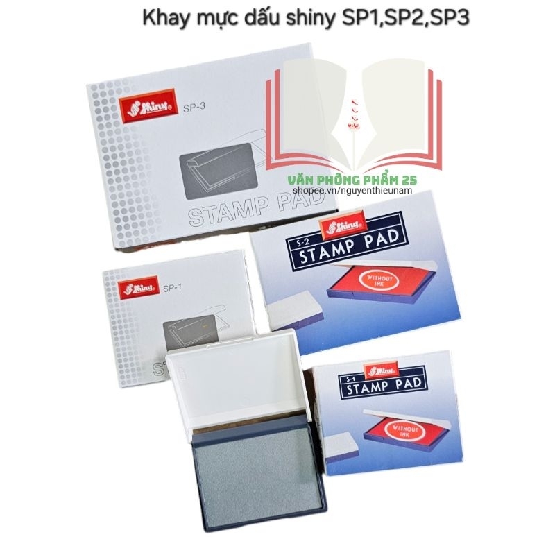 Khay mực dấu,bàn mực dấu shiny nhiều kích thước.