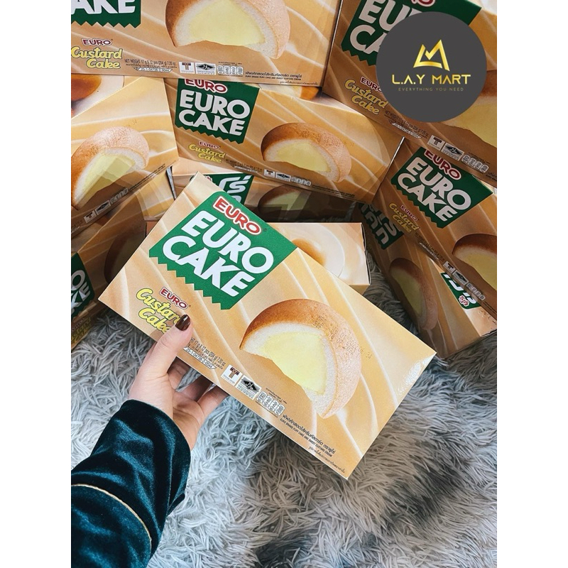 Bánh Trứng Thái Euro Cake Hộp 12 Cái