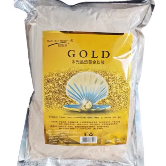 Bột Mặt Nạ Dẻo Sâm Vàng 24k dùng cho SPA và TMV