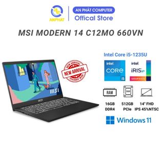 Laptop MSI Modern 14 C12MO-660VN (Intel Core i5-1235U | 16GB | 512GB | 14 inch FHD | Win 11)