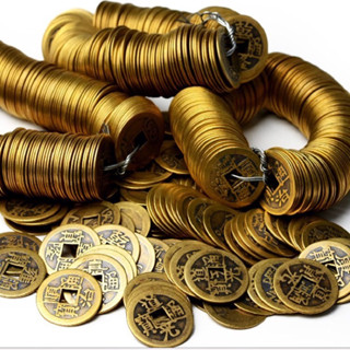 [Xu đã thanh tẩy] Sẵn hàng Đồng xu Vật phẩm Phong Thủy