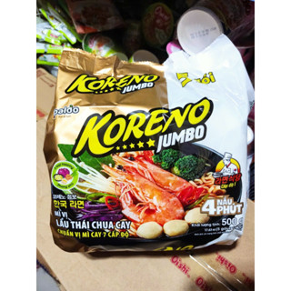 BỊCH 5 GÓI MÌ LẨU THÁI KORENO CHUA CAY gói 100g