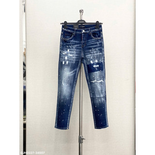 Quần Jean nam dsq2 new ss 2024 - Hoạ tiết rách wash chơi pời - Fom dáng đẹp - Dễ phối đồ