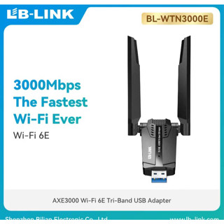 [Hỏa Tốc] USB WiFi 5G công suất 3000Mbps WiFi 6 nâng cấp WiFi lên 5Ghz anten đôi 2 râu thu sóng wifi tốt LB Link LbLink
