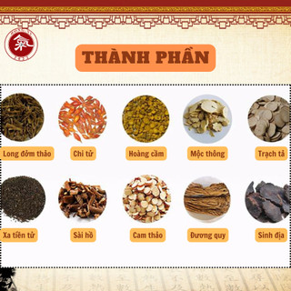 Long Đởm Tả Can Hoàn hỗ trợ Mát gan, thanh nhiệt hộp 360 viên 22 ngày sử dụng