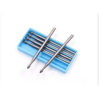 Mũi quả đào cán 2.35mm (6 mũi lũa quả đào cán 2.35mm từ 0.6mm-1.6mm)