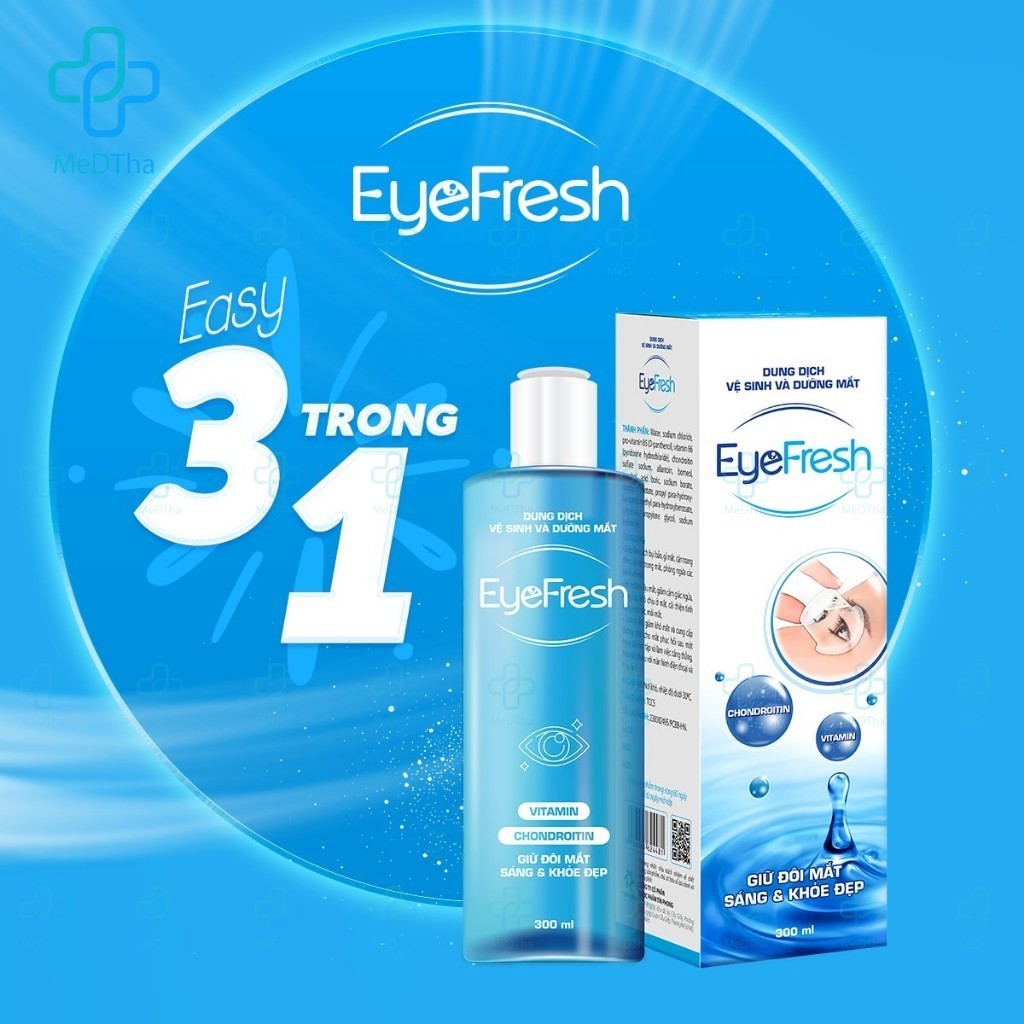 Nước Rửa Mắt EYEFRESH Vệ Sinh và Dưỡng Mắt Giúp Làm Sạch Bụi Bẩn, Hỗ Trợ Giảm Khô Mắt, Mỏi Mắt Chai 