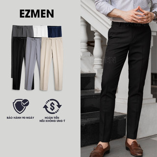 Quần Âu Nam Ezmen Vải 79 Đứng Form Chống Xù, Co Dãn Tốt Thoải Mái Vận Động, Phong Cách Lịch Lãm