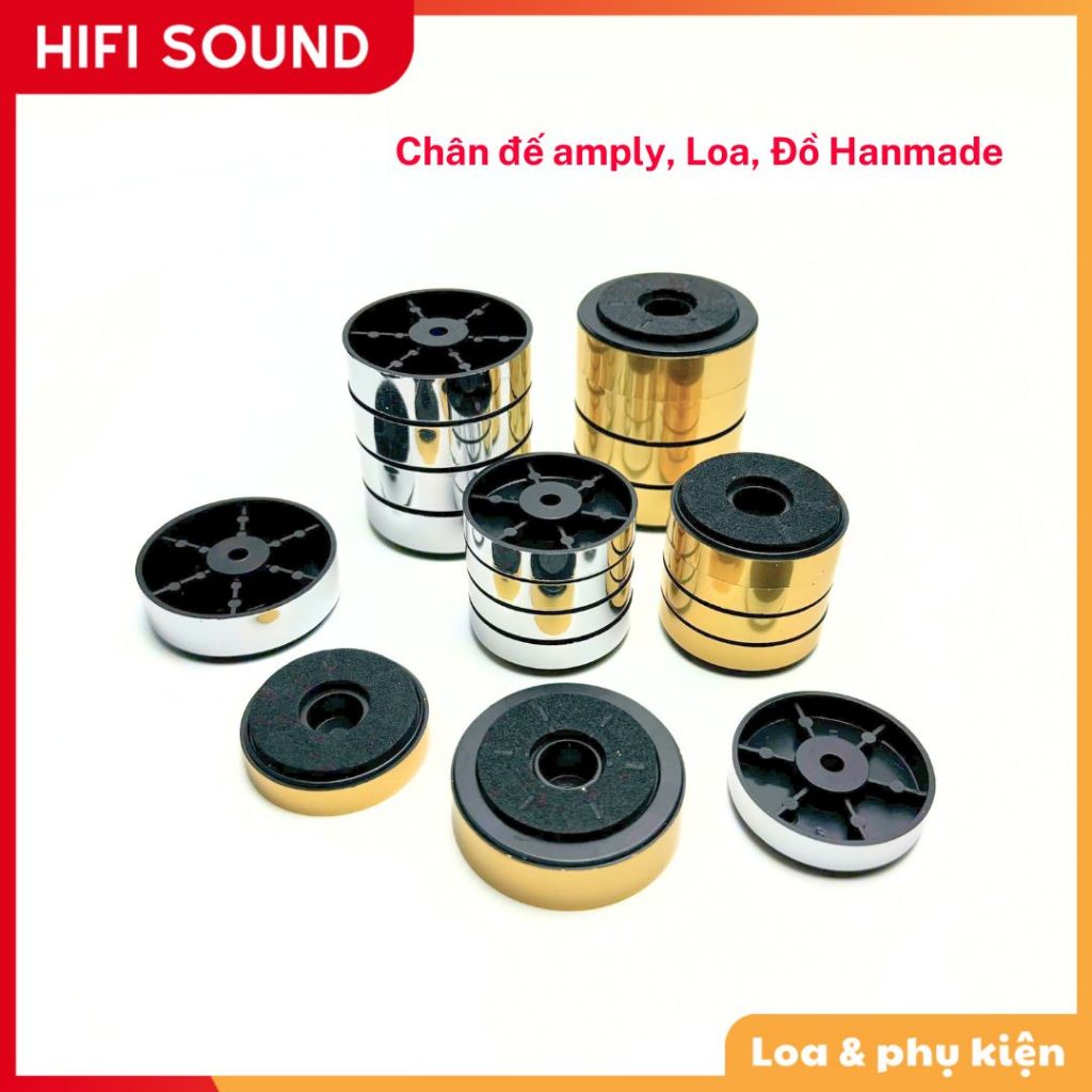Chân loa Nhựa ABS chống Rung, chân âm li (Giá Của 1 Chiếc)