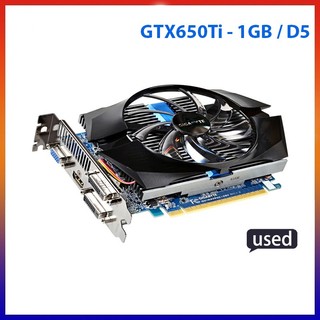  Card Màn Hình GIGABYTE GTX750Ti 2G,GTX650Ti GTX650 1gb | 2gb DDR5 - Card VGA tháo máy chính hãng 