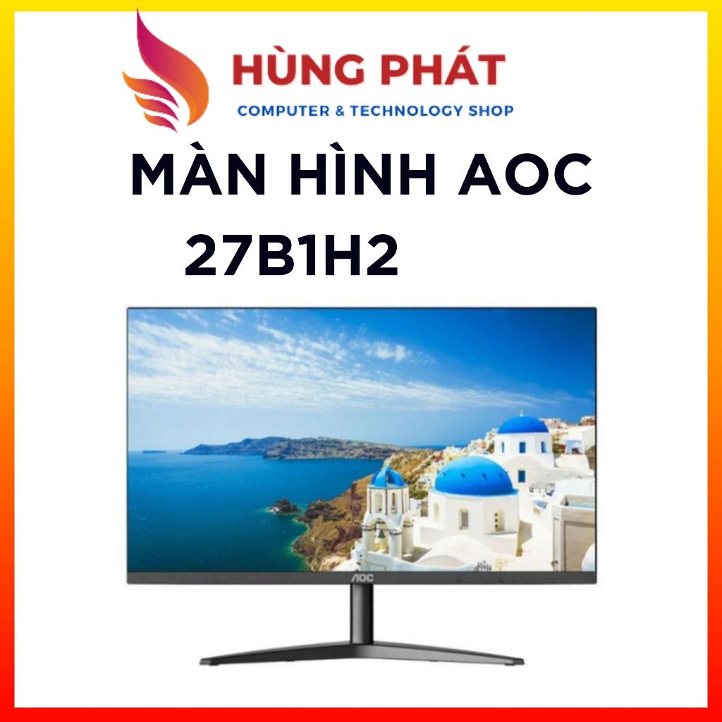 Màn hình máy tính AOC 27B1H2/74 (27 inch/FHD/IPS/100Hz/4ms/250cd/m²/ HDMI + VGA ) - Bảo hành 36 thán