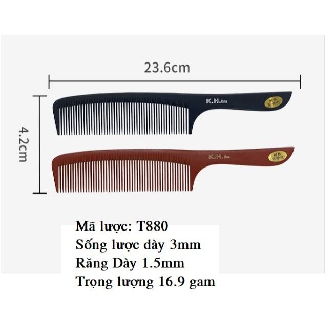 LƯỢC SỪNG CẮT TÓC NAM BẢN TO