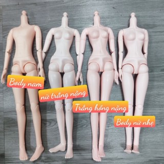 thân búp bê nam và cơ thể búp bê 60cm nữ bán rời số lượng ít