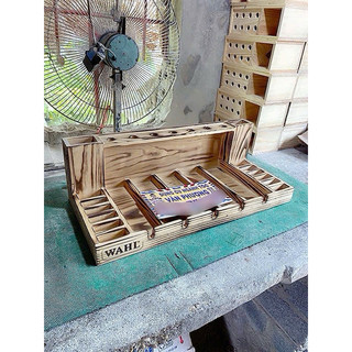khay gỗ đựng tông đơ