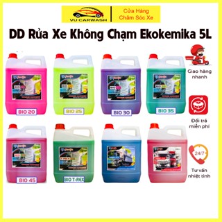  Dung Dịch Rửa Xe Không Chạm Nước Rửa Xe Ôtô Xe máy Ekokemika SIÊU SẠCH SIÊU BÓNG 5L Chính Hãng  