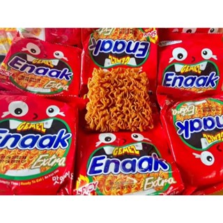 [Bán Sỉ] Mì Snack Enaak Hương Ớt cấp độ 1 Cay nhẹ Lốc 20 gói x 18g