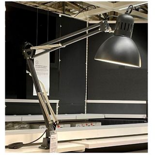 Đèn kẹp bàn Tertial IKEA - đen