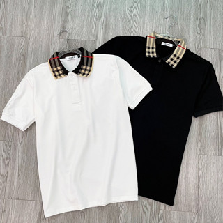 Áo thun POLO bbr  nam vải cotton bền nhẹ phối hoạ tiết bô cổ dệt rẻ trung sang mẫu-MLBSHOP