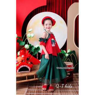 Set Yếm lụa bà ba cho bé