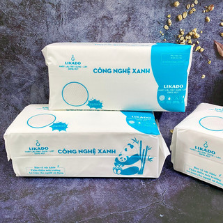  KHĂN LAU MẶT 80 TỜ  GÓI LIKADO SIZE 20 X 20 CM DẠNG RÚT dùng 1 lần tiện lợi 