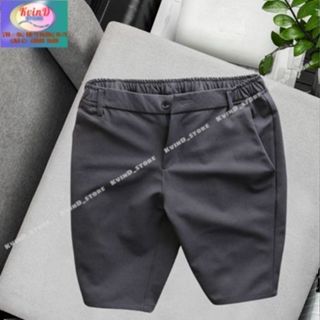 Quân short nam 28 - 46 <130kg Big Size Quần âu nam phối thun , Quân tây âu nam chất vải chéo co giản nhẹ 2 chiều_ KvinD