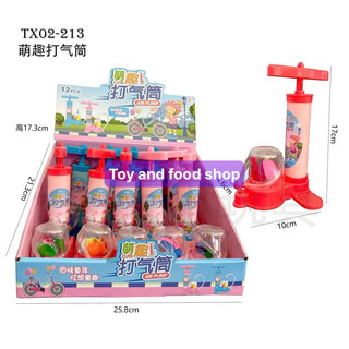 Khay 12 sét Bơm bóng tặng kèm bóng hàng đẹp( sỉ đồ chơi, đồ ăn vặt)