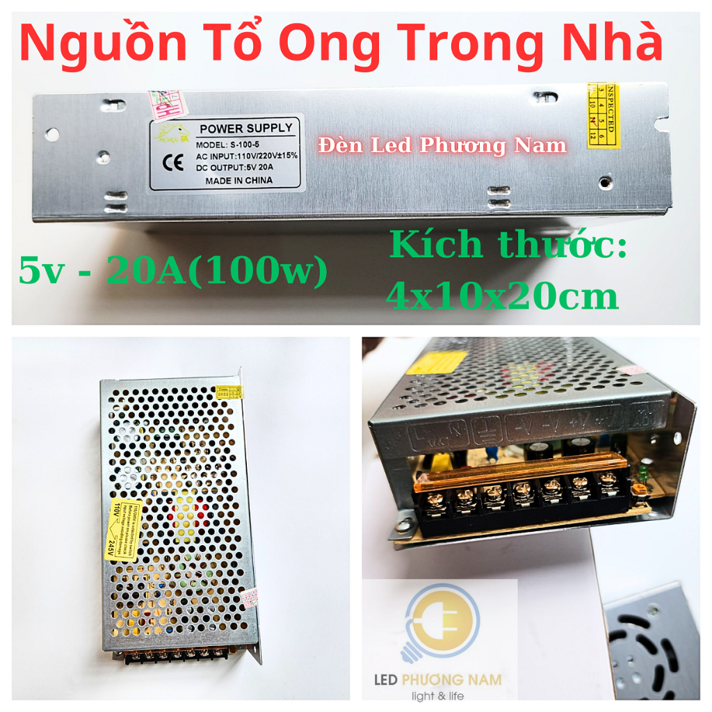Nguồn Tổ Ong 5v, Bộ Chuyển Đổi Nguồn 220v qua 5v