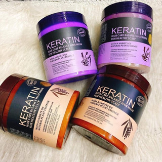 Ủ tóc keratin 1000ml - keratin bùn nâu -SSU