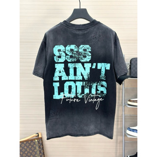 Áo phông phom rộng Sssaint L0uis xám newwwwww