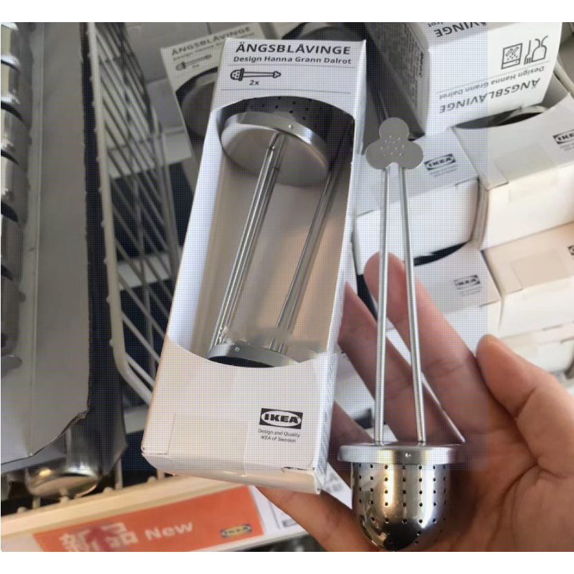 Bộ 2 dụng cụ lọc pha trà cafe inox Angsblavinge IKEA