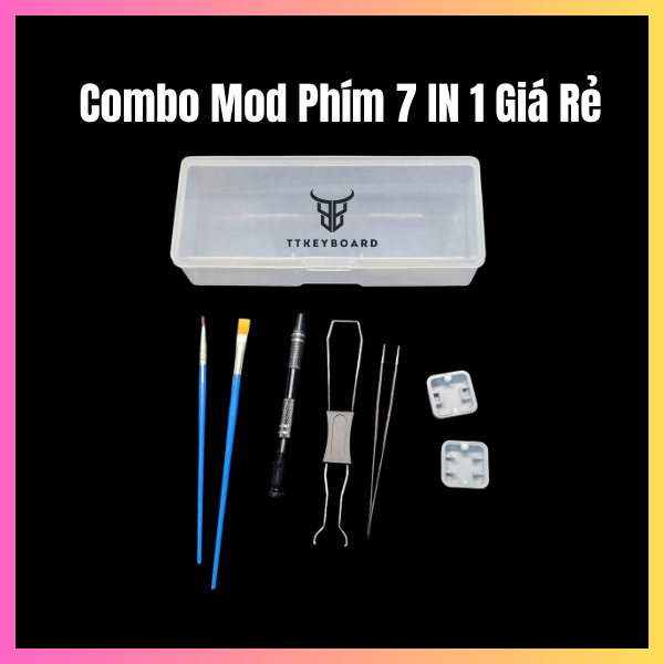 [Sẵn Hàng] Bộ Combo Dụng Cụ Mod Phím Cơ Giá Rẻ - Hộp Đựng - SW Openner - SW Kecap Puller - Stem Pick