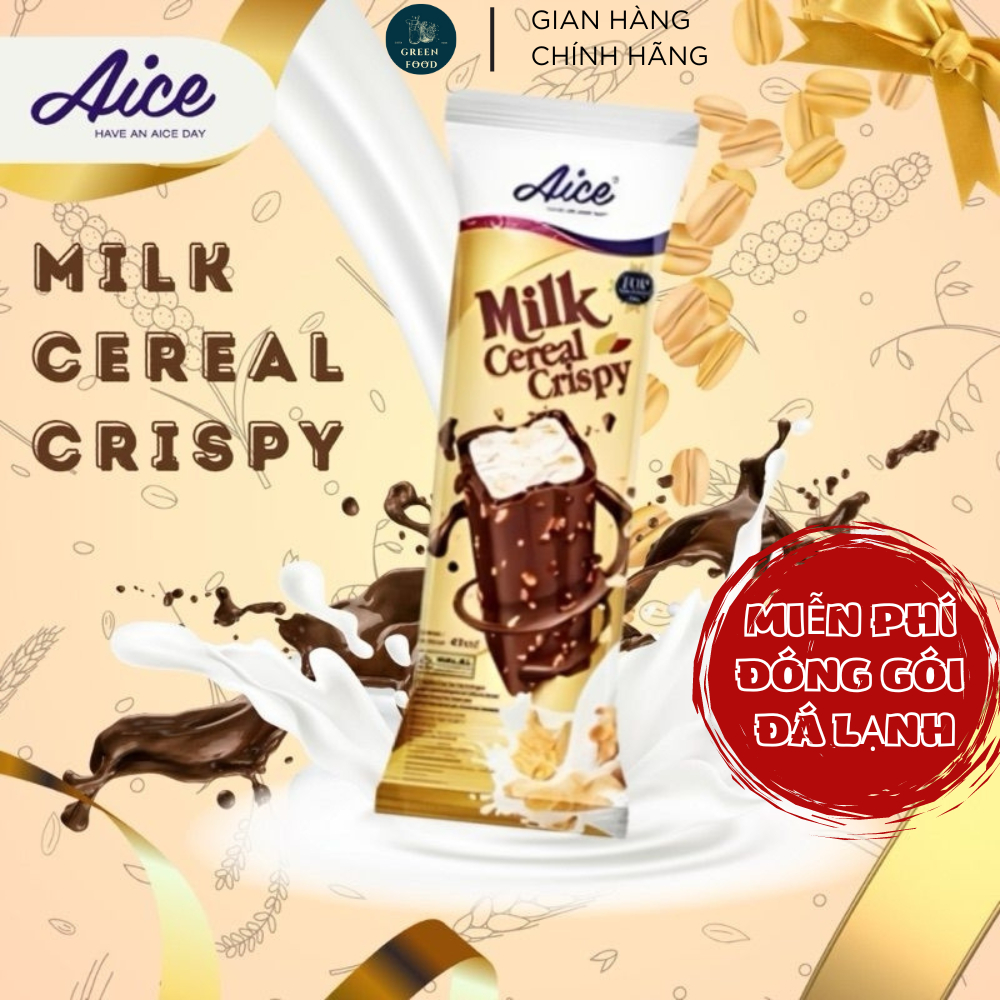 Kem aice - Kem hadilao socola lúa mạch - Kem lúa mạch chocolate
