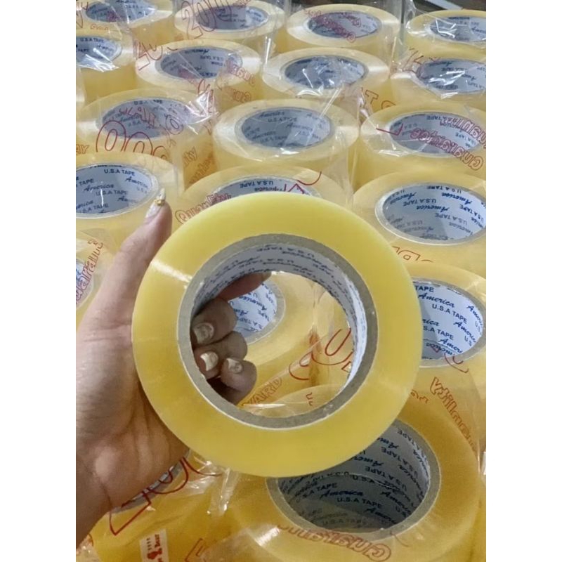 Cuộn Băng Keo Trong 200 Yard - Băng Keo Trong - Băng Dính Đục - Băng Keo Đóng Gói Hàng Hóa