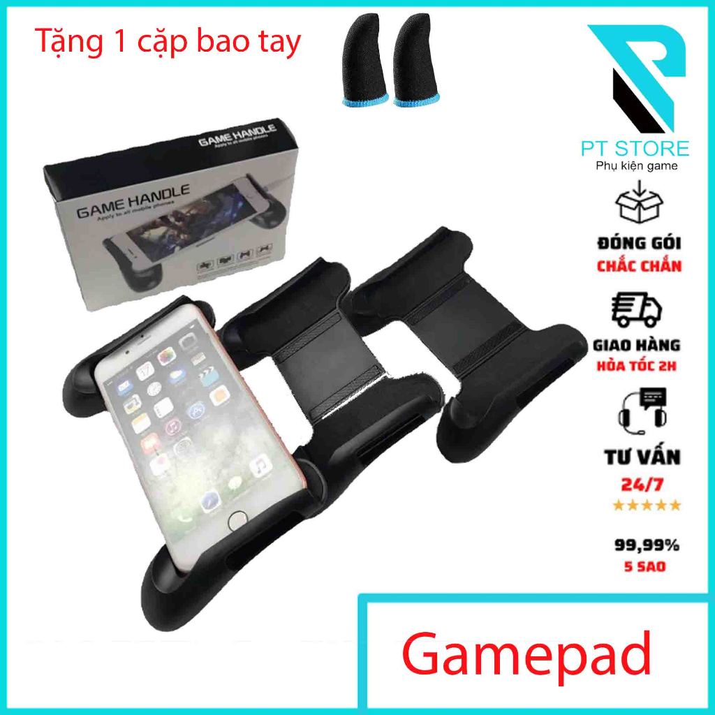 Tay cầm chơi Gamepad kẹp điện thoại chơi game tiện lợi - Chống mỏi tay khi sử dụng - Chắc chắn cứng cáp