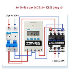 Công tắc hẹn giờ thông minh -KG316 , Hẹn giờ điện tử 16 chương trình