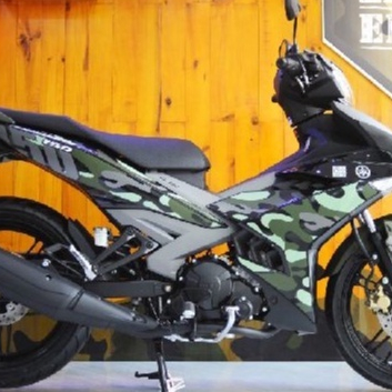 Tem Rời Exciter 150 Camo Xanh Đen