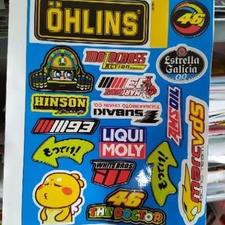 Tem dán Sticker Yamaha, Ohlins, Motul