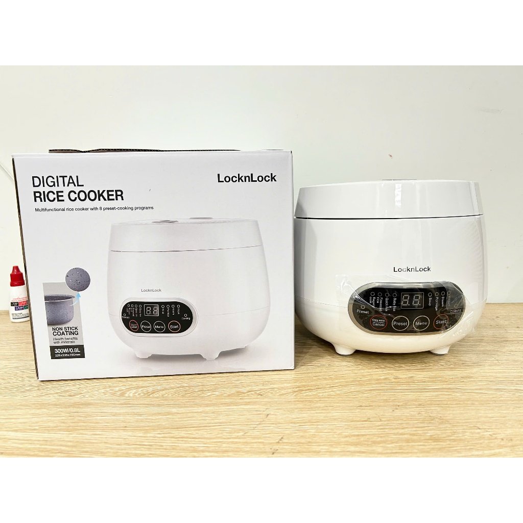 Nồi cơm điện tử mini đa năng LocknLock EJR326 dung tích 0,8L - BH 2năm