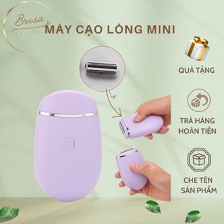  Máy cạo lông mini cầm tay máy triệt lông toàn thân cổng sạc USB cho nam và nữ Brosa 