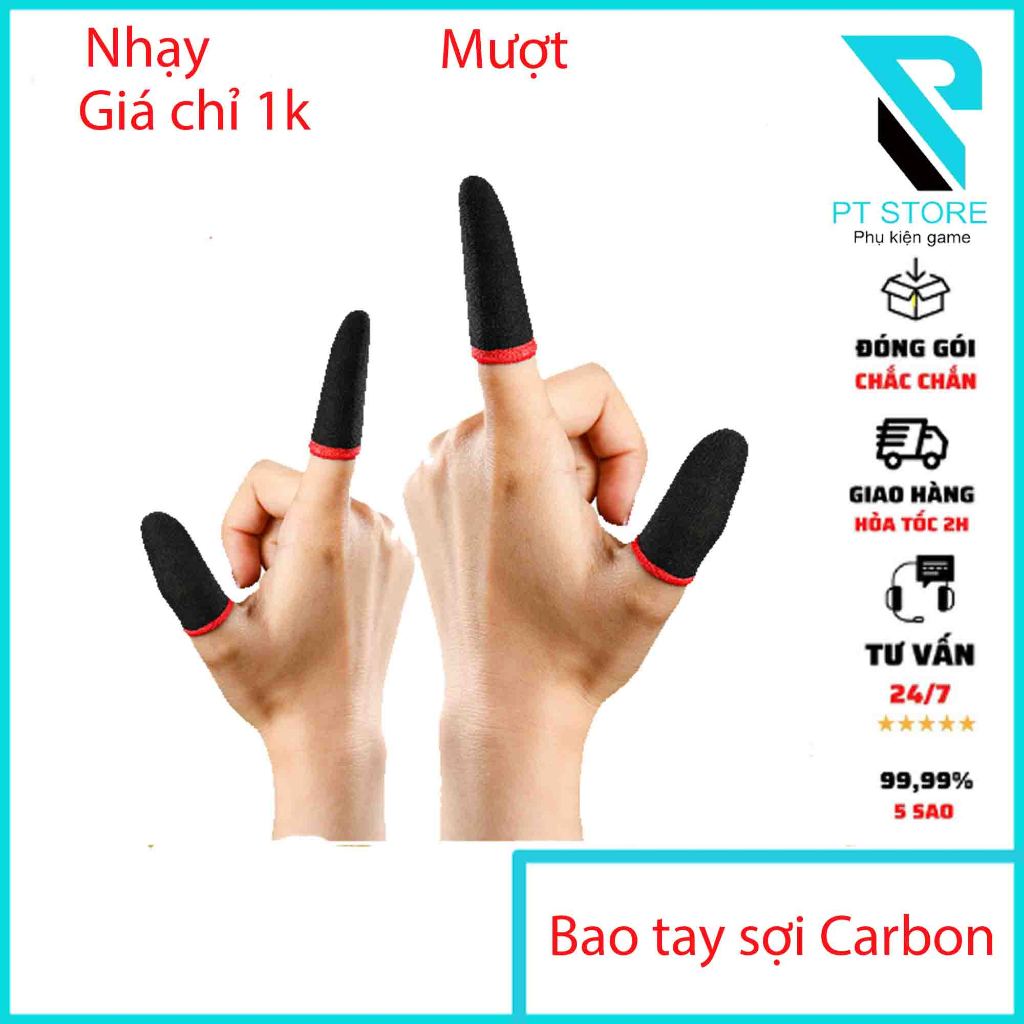 Bao Tay Chơi Game ff, Pubg, Liên Quân.... Găng tay chơi game cao cấp chống mồ hôi tay chống trượt co dãn cực tốt