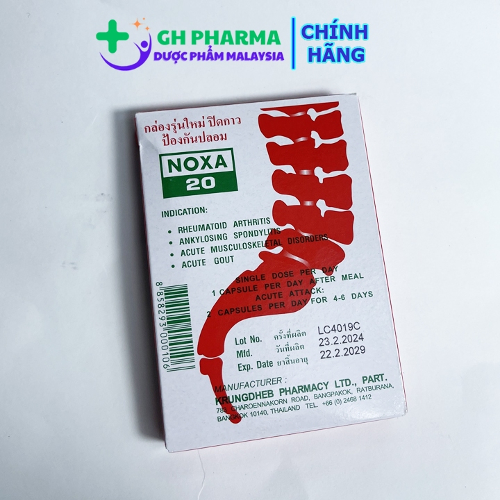 Viên Uống XƯƠNG KHỚP Noxa 20 Thái Lan [CAM KẾT CHÍNH HÃNG]