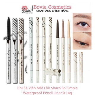 Chì Kẻ Mí Mắt Chống Nước Clio Sharp So Simple Waterproof Pencil Liner